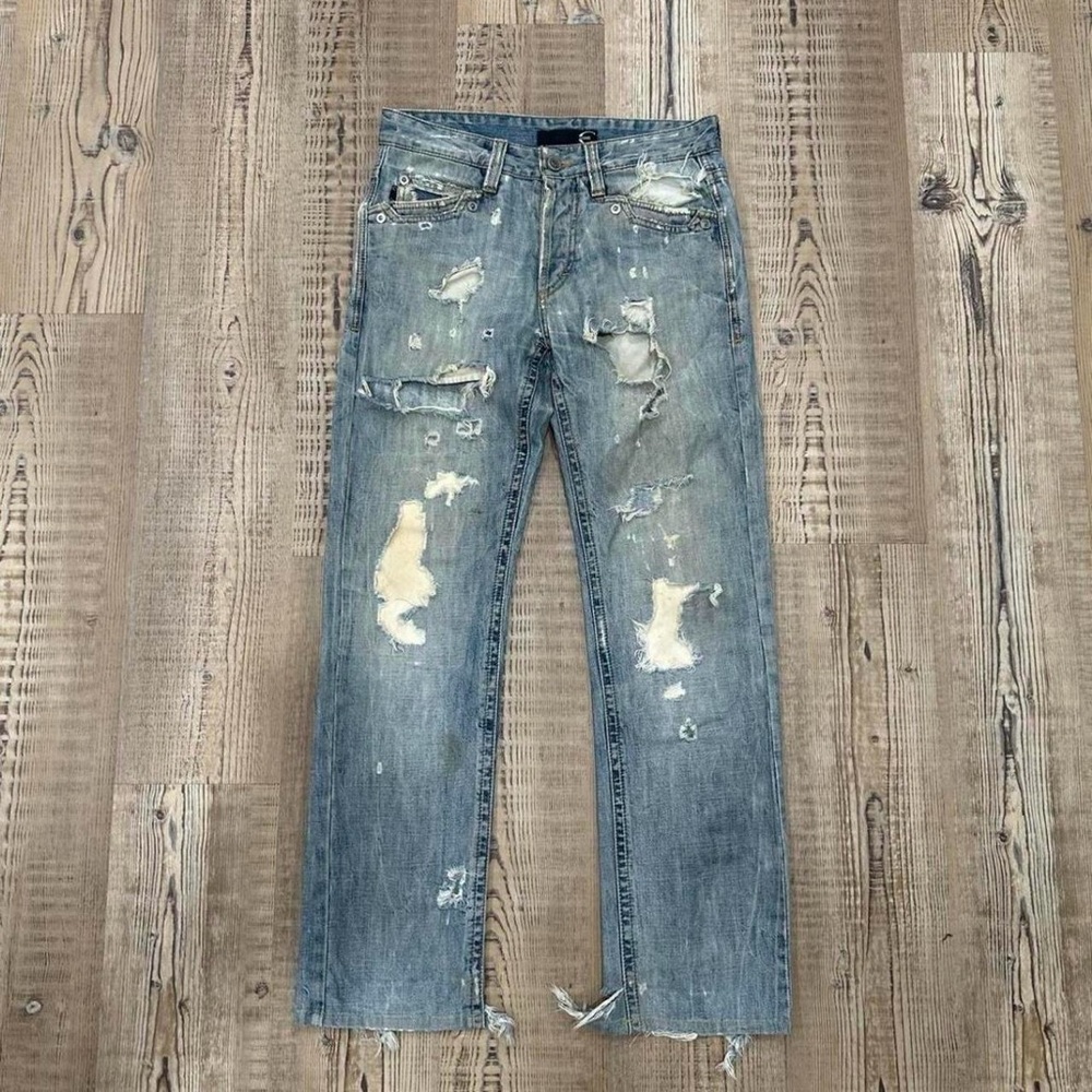 Roberto Cavalli Distressed Jeans